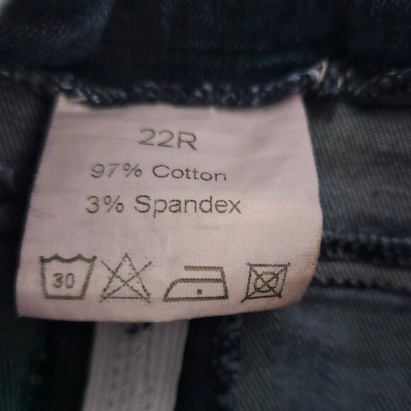 Piper by Smartpak Girls 22R Blue Denim Equestrian Riding Jeans Breeches Pants - Picture 3 of 15